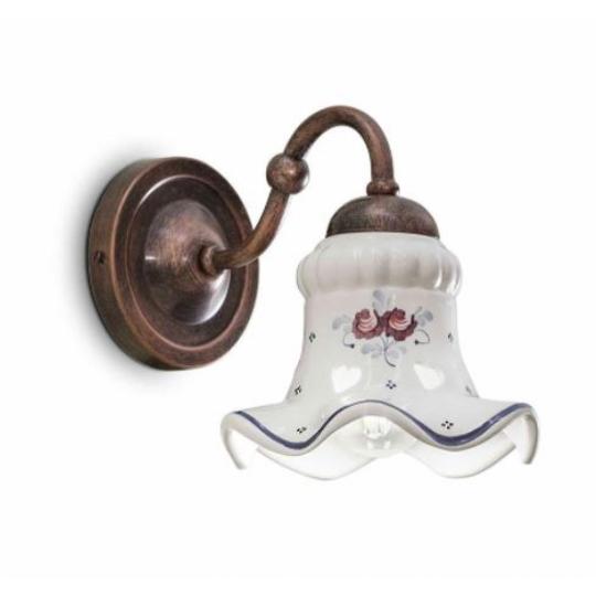 klasicka nastenna lampa mediteranska rucne malovana rustikalne obyvacka kuchyna jedalen vzor ferroluce lampy budapest lameridiana svietnik osvetlenie gazdovsky dom provansalsky provance obciansky elegantny.jpg